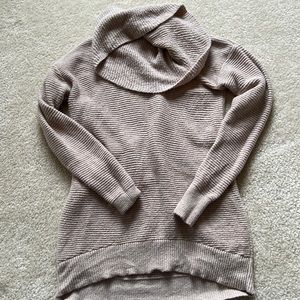 Loft oversized ivory sweater in XXSP